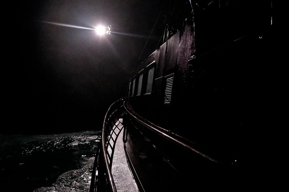 Lire la suite à propos de l’article Finistère. En pleine nuit, la SNSM secourt un semi-rigide avec cinq personnes à la dérive, sans lampe, ni radio