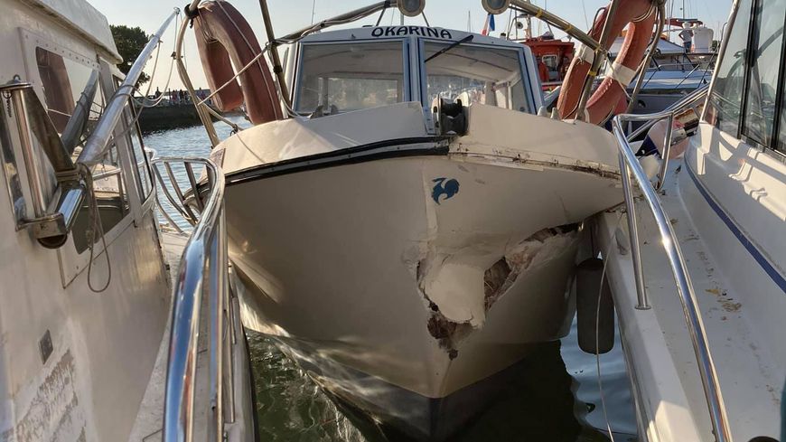 Lire la suite à propos de l’article Landes : un \ »bateau fou\ » fait de gros dégâts dans le port de Capbreton .. un moteur diesel emballé !