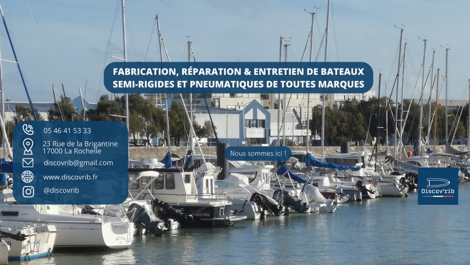 Lire la suite à propos de l’article DISCOVRIB AYROLES – Votre spécialiste bateau semi-rigide ! Remplacement et réparation de Flotteur – 17000 La Rochelle / Demande de DEVIS: discovrib@gmail.com ou tél +33 0546415333